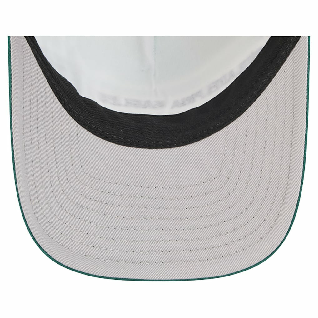 Philadelphia Eagles New Era Linear A-Frame 9FORTY Adjustable Hat - Green - NFL
