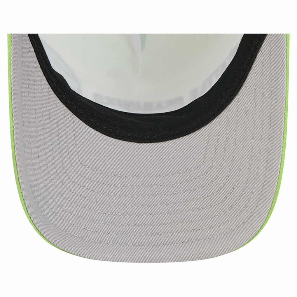 Seattle Seahawks New Era Linear A-Frame 9FORTY Adjustable Hat - Neon Green - NFL
