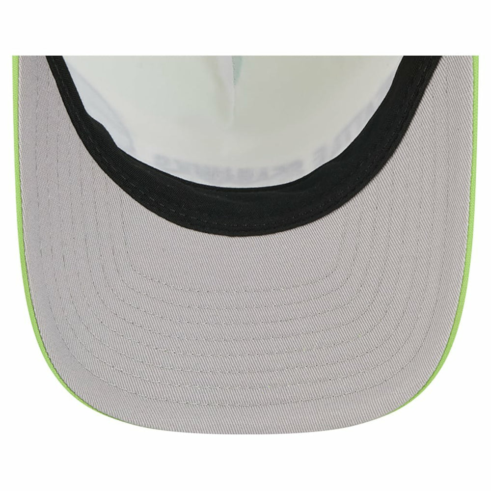 Seattle Seahawks New Era Linear A-Frame 9FORTY Adjustable Hat - Neon Green - NFL