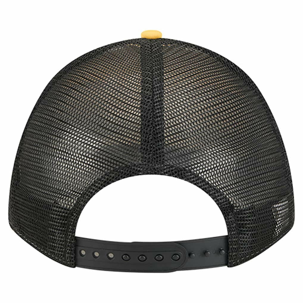 Pittsburgh Steelers New Era Linear A-Frame 9FORTY Adjustable Hat - Gold - NFL