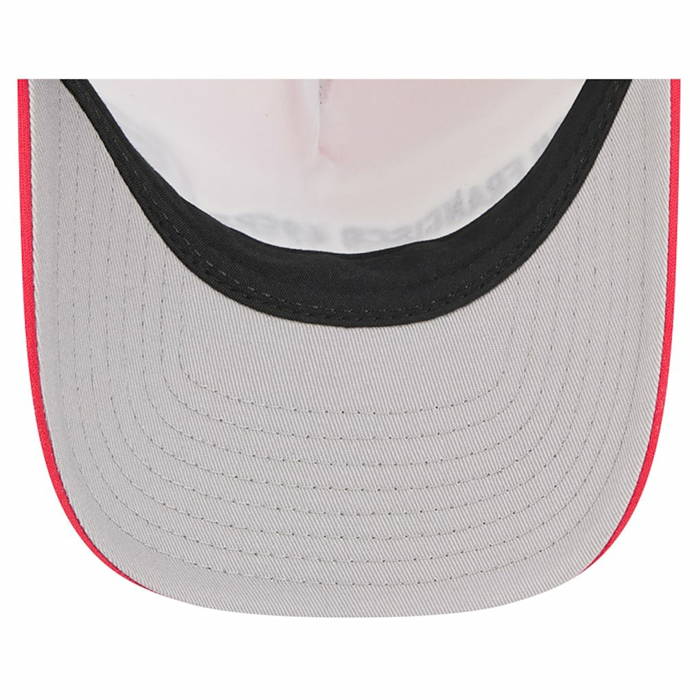 San Francisco 49ers New Era Linear A-Frame 9FORTY Adjustable Hat - Red - NFL