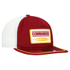Washington Commanders New Era Patch 19TWENTY Adjustable Hat - Burgundy/White - NFL