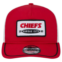 Kansas City Chiefs New Era Patch 19TWENTY Adjustable Hat - Red/White - NFL