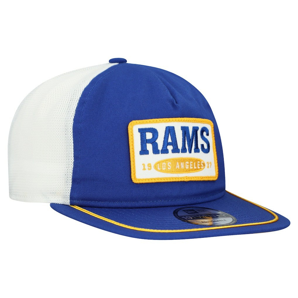 Los Angeles Rams New Era Patch 19TWENTY Adjustable Hat - Royal/White - NFL