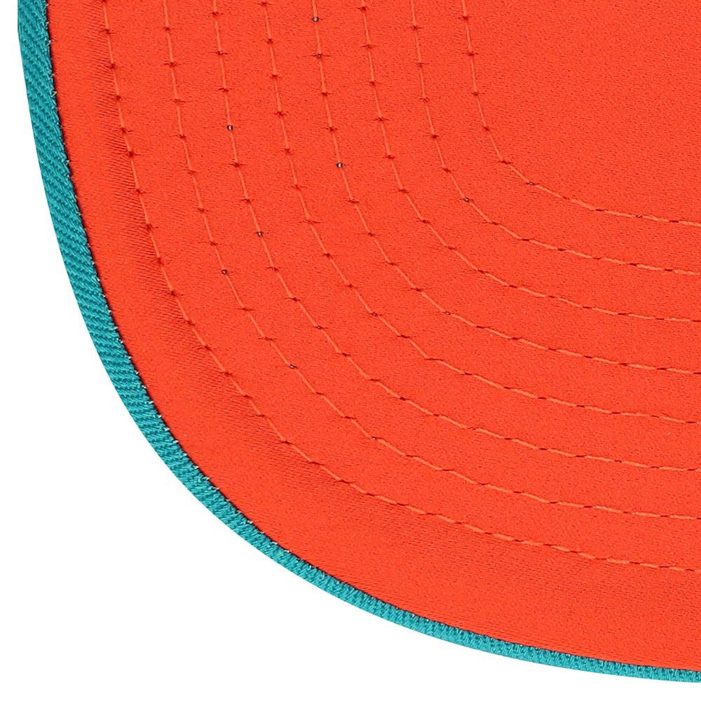 Miami Dolphins New Era Patch 19TWENTY Adjustable Hat - Aqua/White - NFL