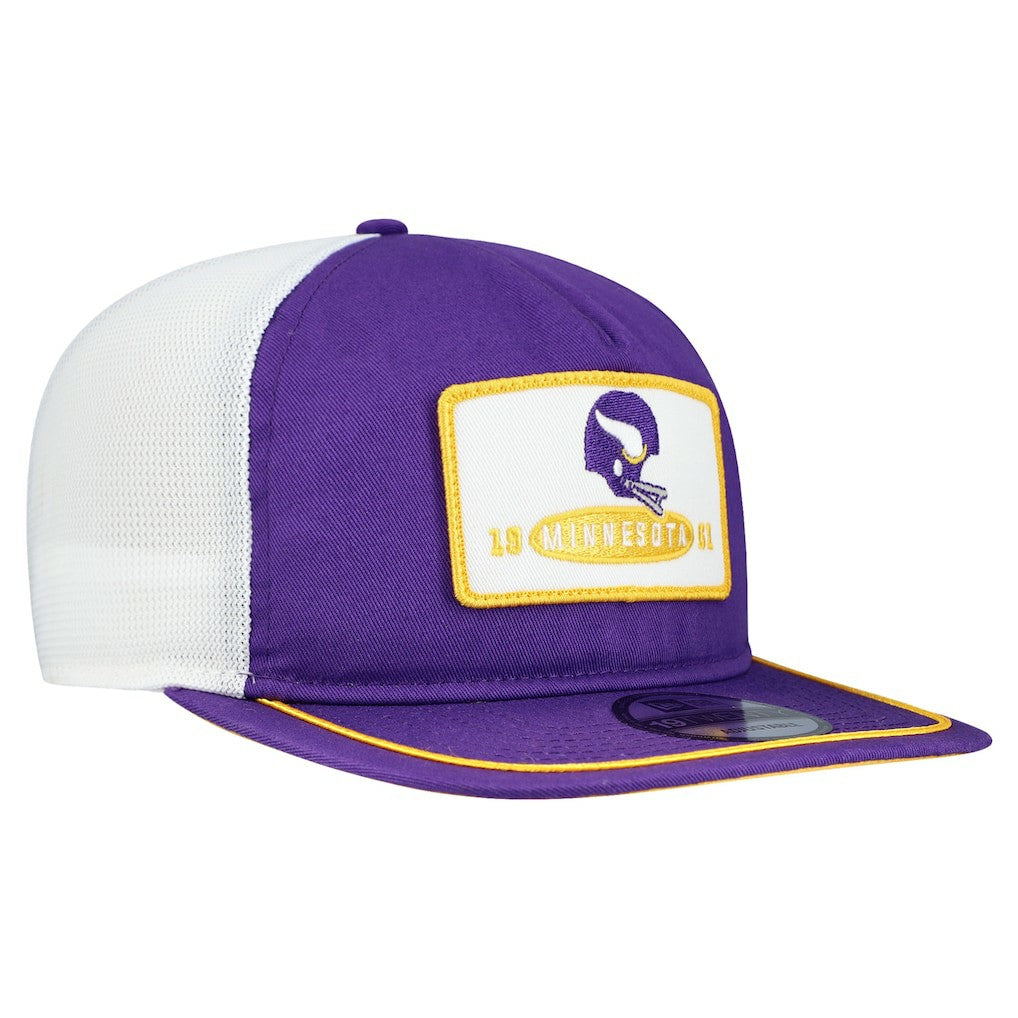 Minnesota Vikings New Era Patch 19TWENTY Adjustable Hat - Purple/White - NFL