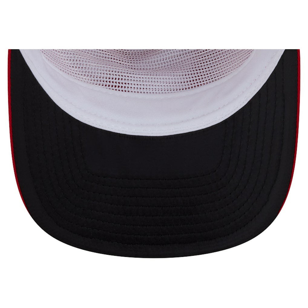 San Francisco 49ers New Era Patch 19TWENTY Adjustable Hat - Scarlet/White - NFL
