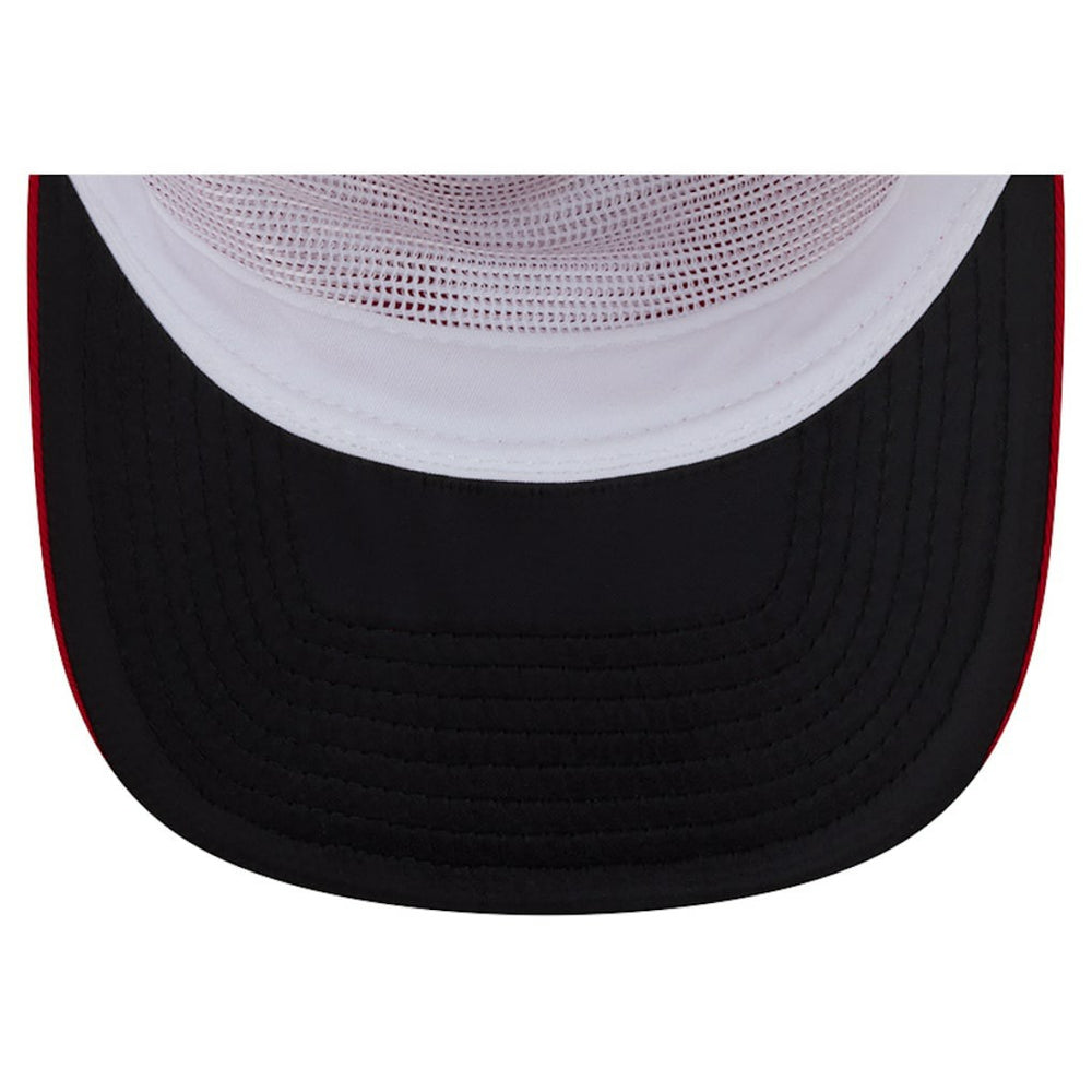 San Francisco 49ers New Era Patch 19TWENTY Adjustable Hat - Scarlet/White - NFL