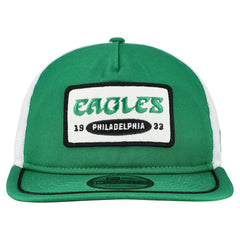 Philadelphia Eagles New Era Patch 19TWENTY Adjustable Hat - Kelly Green/White - NFL