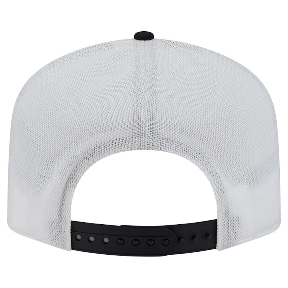 Pittsburgh Steelers New Era Patch 19TWENTY Adjustable Hat - Black/White - NFL