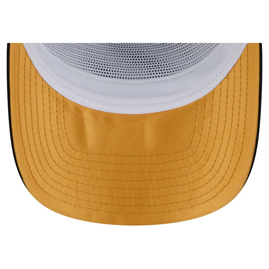 Pittsburgh Steelers New Era Patch 19TWENTY Adjustable Hat - Black/White - NFL