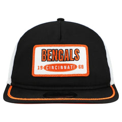 Cincinnati Bengals New Era Patch 19TWENTY Adjustable Hat - Black/White - NFL