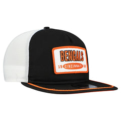 Cincinnati Bengals New Era Patch 19TWENTY Adjustable Hat - Black/White - NFL