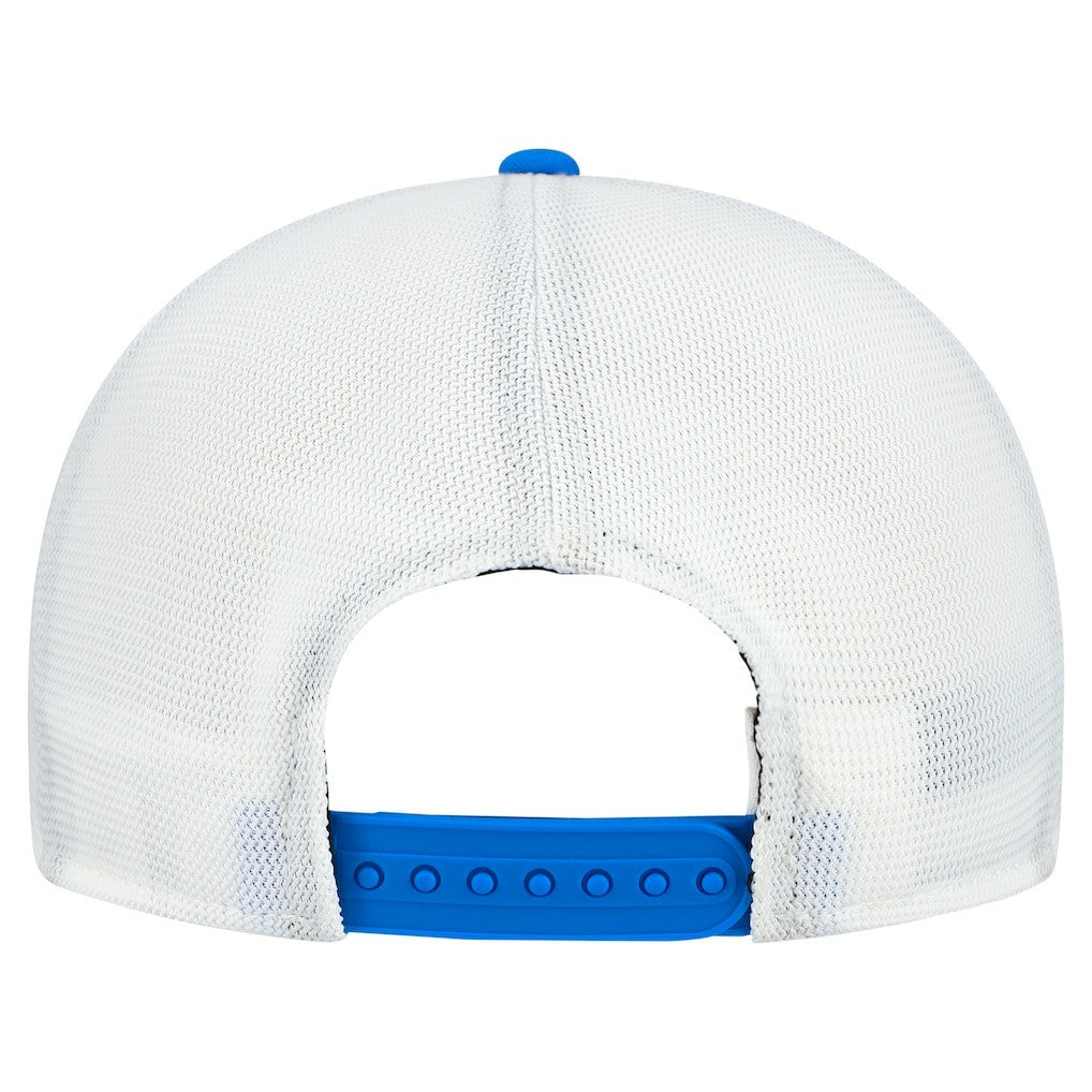 Detroit Lions New Era Patch 19TWENTY Adjustable Hat - Blue/White - NFL