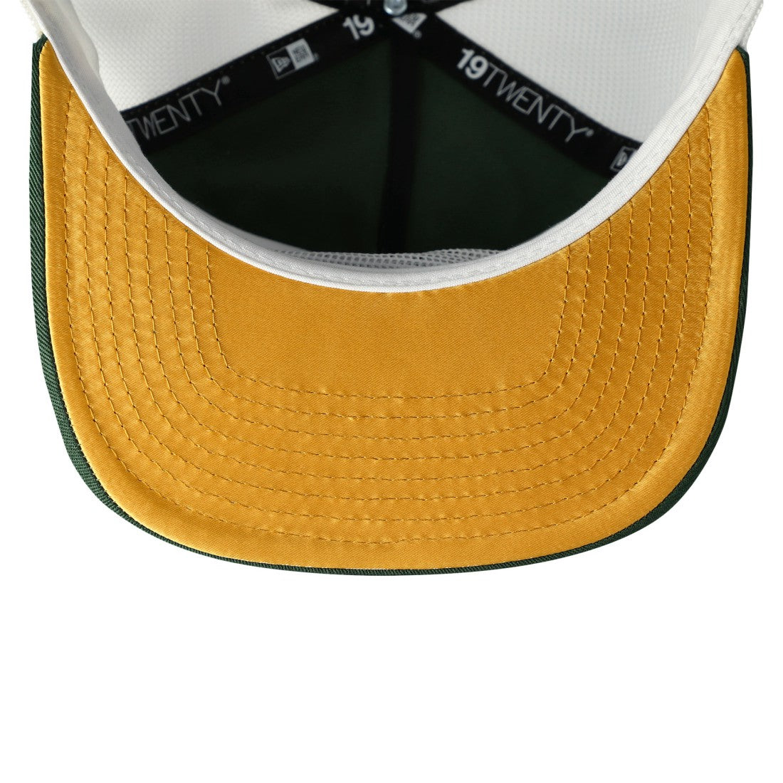 Green Bay Packers New Era Patch 19TWENTY Adjustable Hat - Green/White - NFL