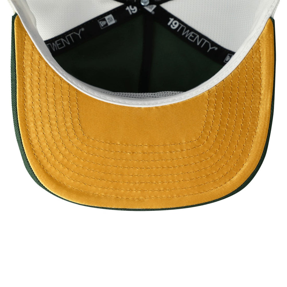 Green Bay Packers New Era Patch 19TWENTY Adjustable Hat - Green/White - NFL