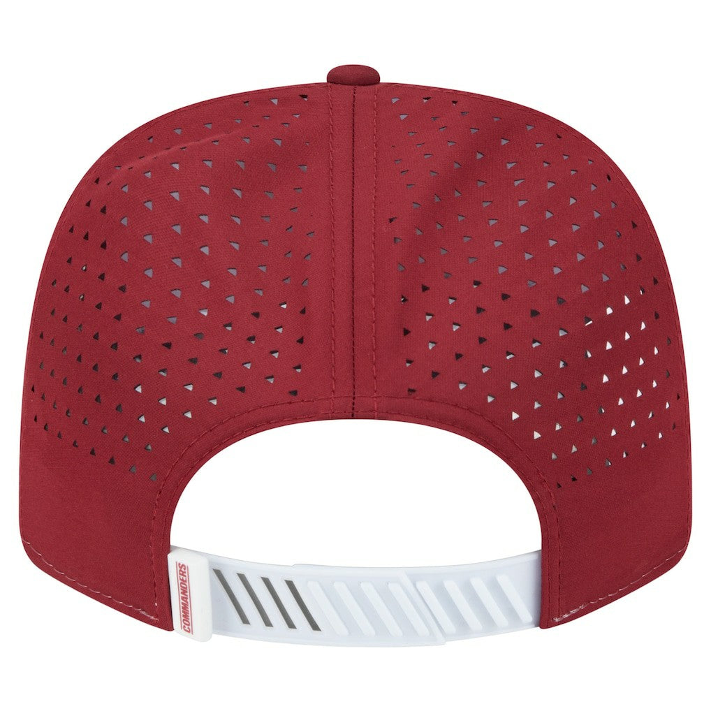 Washington Commanders New Era Established Patch 9SEVENTY Adjustable Hat - White/Burgundy - NFL