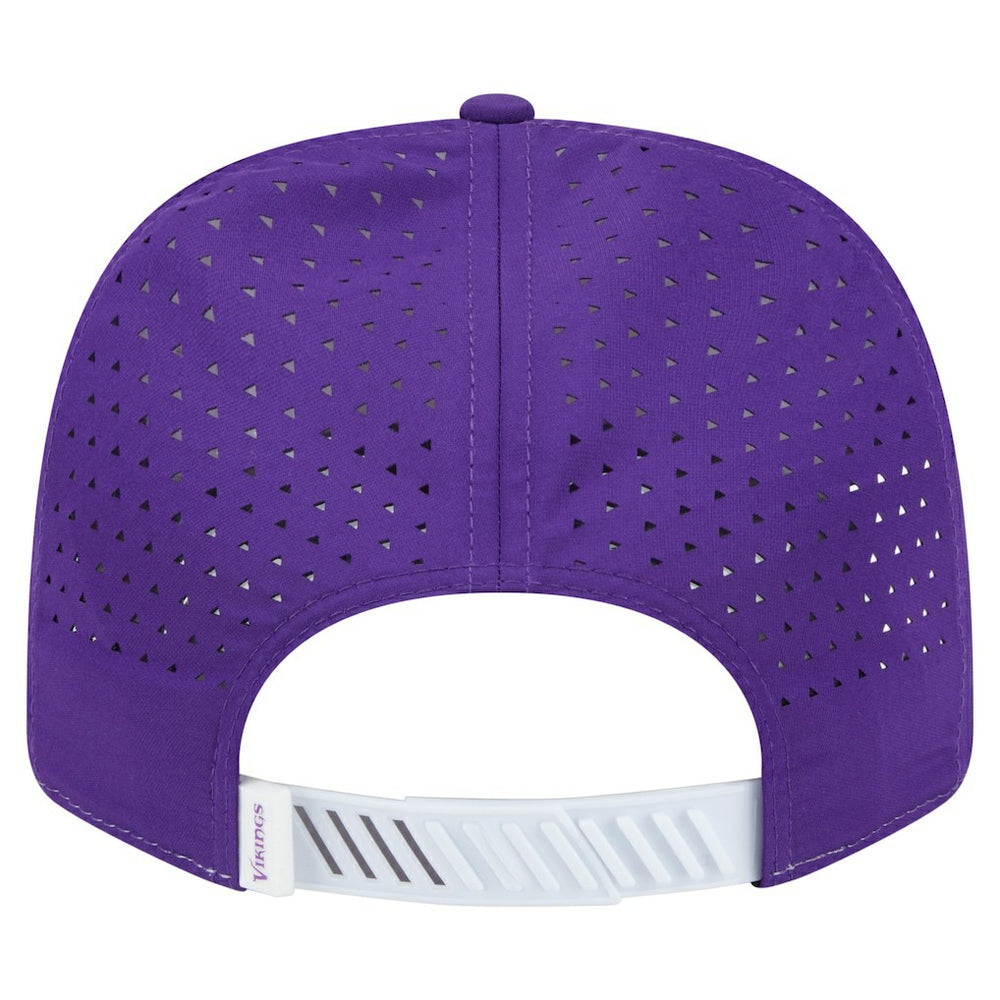 Minnesota Vikings New Era Established Patch 9SEVENTY Adjustable Hat - White/Purple - NFL