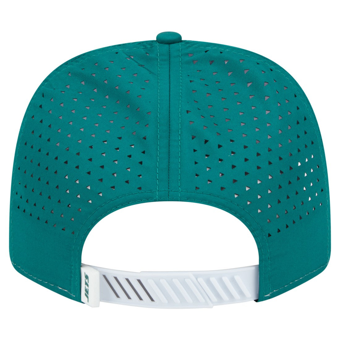 New York Jets New Era Established Patch 9SEVENTY Adjustable Hat - White/Green - NFL