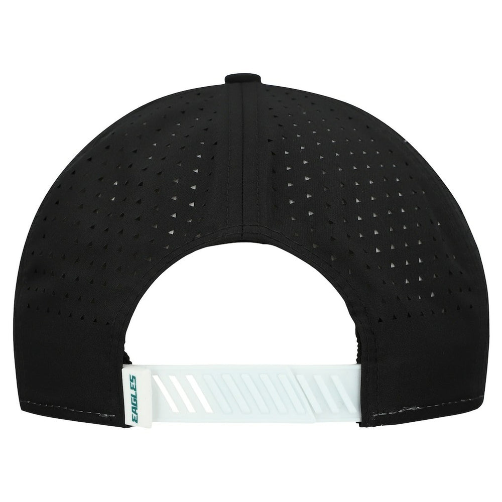 Philadelphia Eagles New Era Established Patch 9SEVENTY Adjustable Hat - White/Black - NFL