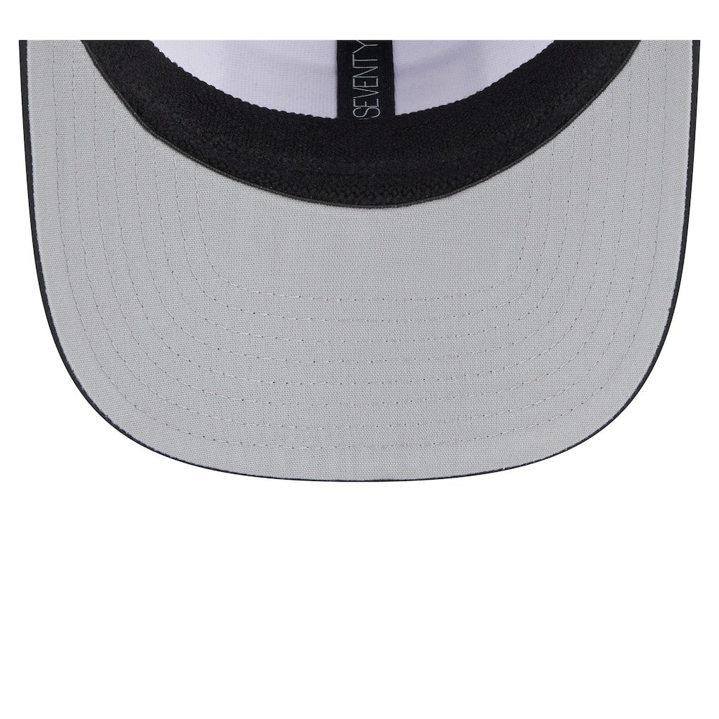 Baltimore Ravens New Era Established Patch 9SEVENTY Adjustable Hat - White/Black - NFL