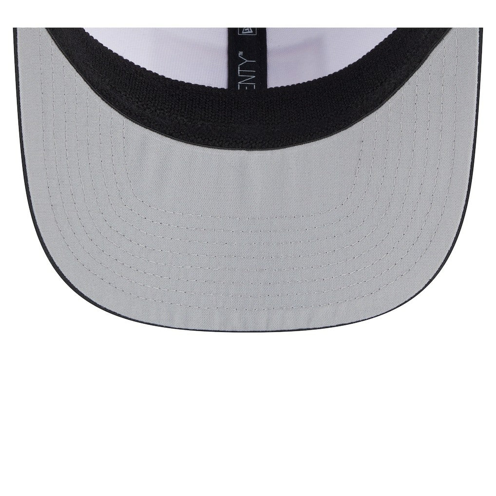 Cincinnati Bengals New Era Established Patch 9SEVENTY Adjustable Hat - White/Black - NFL