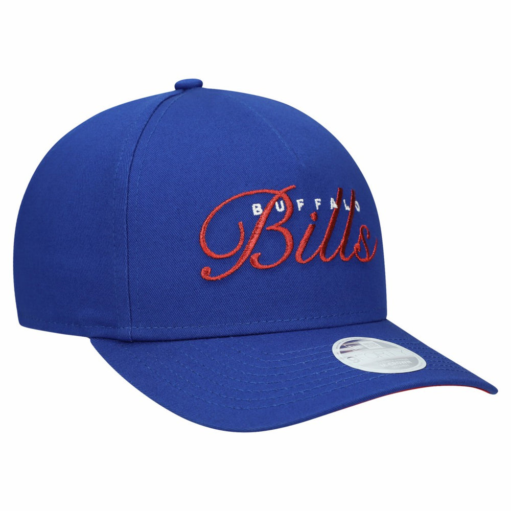Buffalo Bills New Era Women's Metallic 9FORTY M-Crown A-Frame Adjustable Hat - Royal - NFL