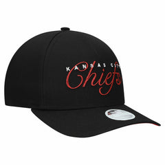 Kansas City Chiefs New Era Women's Metallic 9FORTY M-Crown A-Frame Adjustable Hat - Black - NFL
