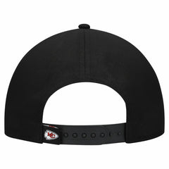Kansas City Chiefs New Era Women's Metallic 9FORTY M-Crown A-Frame Adjustable Hat - Black - NFL