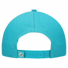 Miami Dolphins New Era Women's Metallic 9FORTY M-Crown A-Frame Adjustable Hat - Aqua - NFL