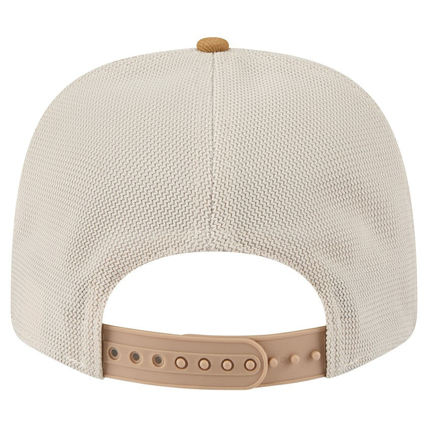 New York Jets New Era Two-Tone Trucker 9SEVENTY Adjustable Hat - Light Beige - NFL