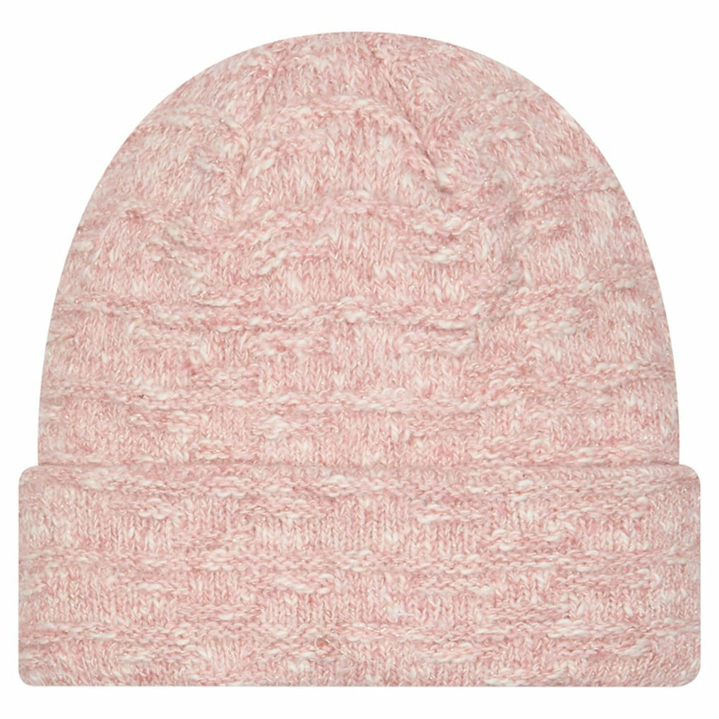 Kansas City Chiefs New Era Women's Metallic Cuffed Knit Hat - Pink - NFL