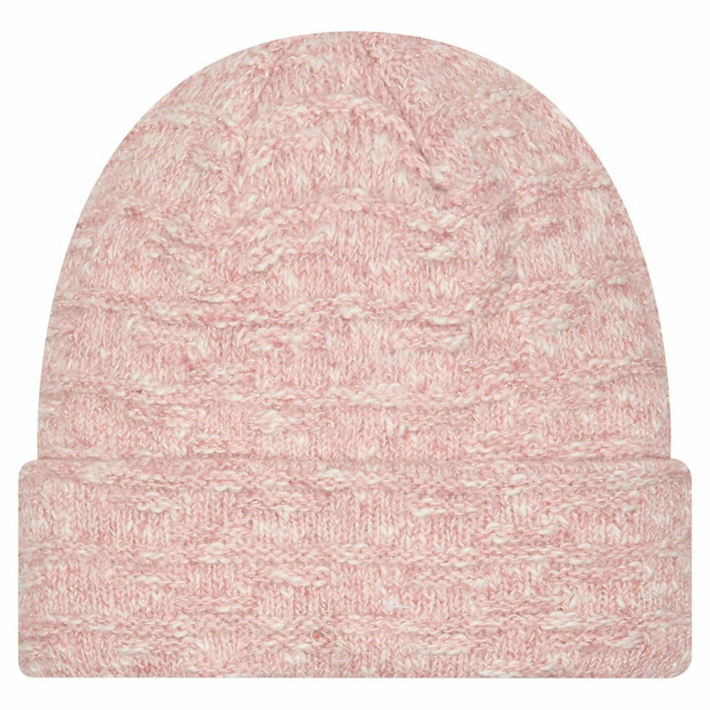 Kansas City Chiefs New Era Women's Metallic Cuffed Knit Hat - Pink - NFL