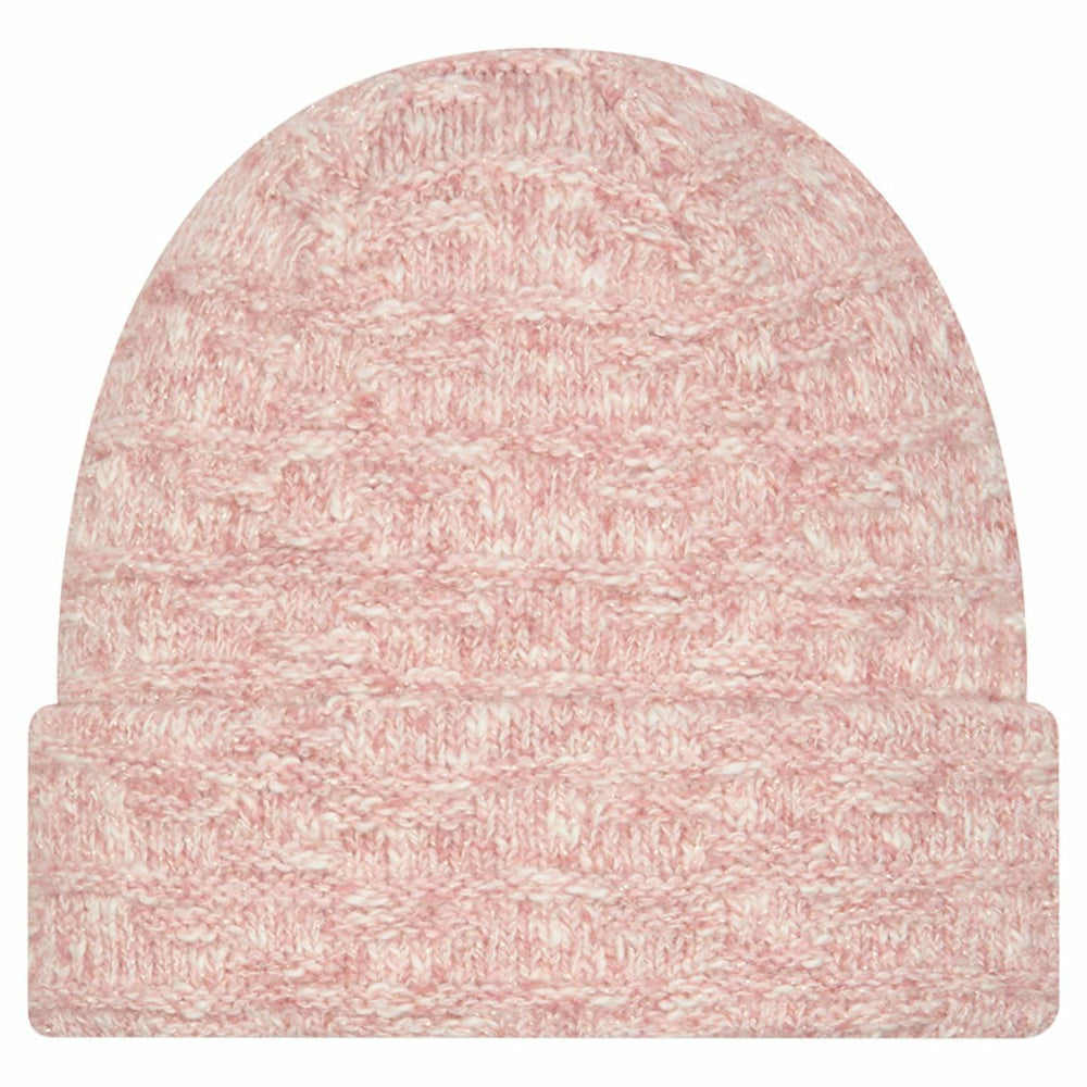 Pittsburgh Steelers New Era Women's Metallic Cuffed Knit Hat - Pink - NFL
