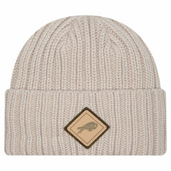 Buffalo Bills New Era Logo Applique Cuffed Knit Hat - Light Beige - NFL