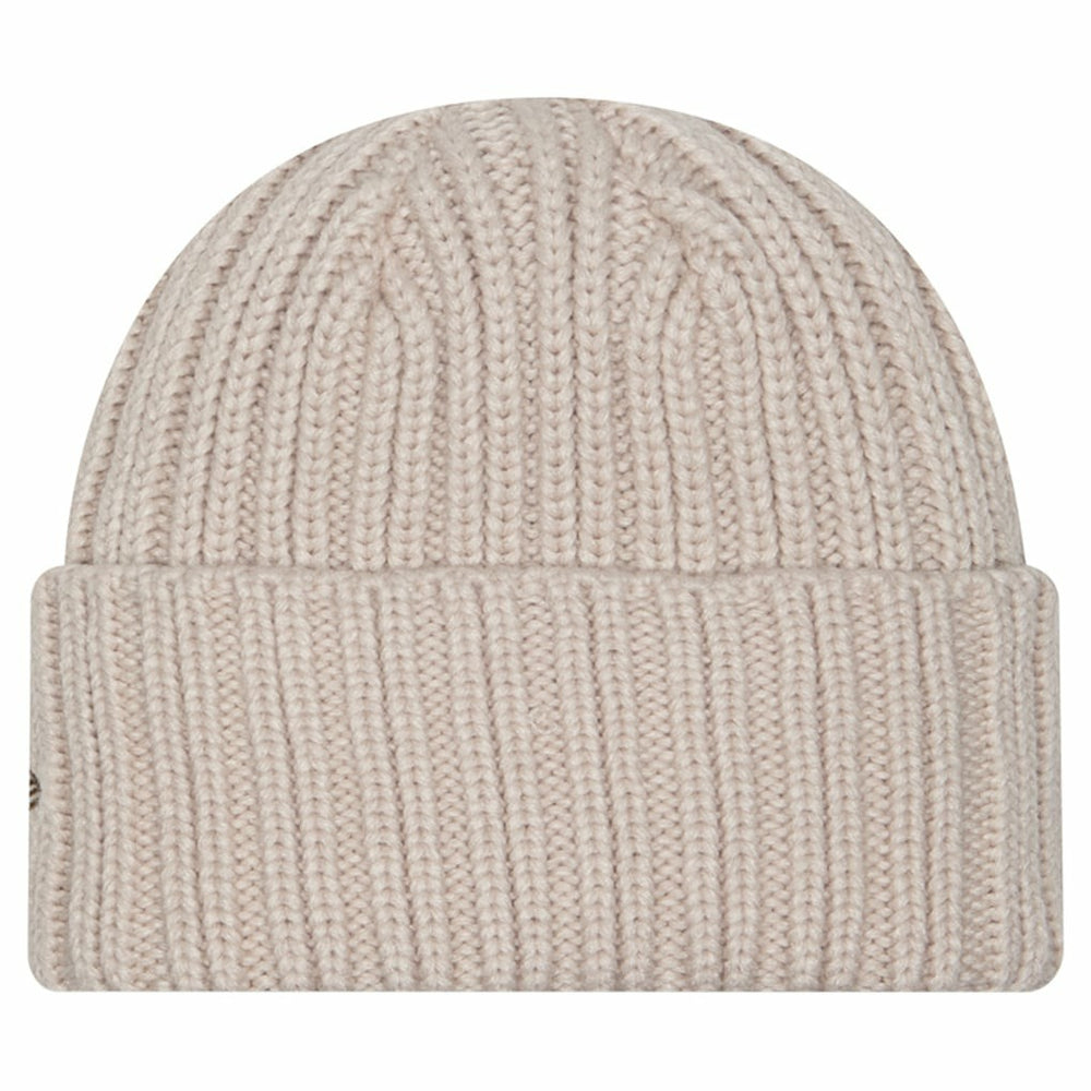 Buffalo Bills New Era Logo Applique Cuffed Knit Hat - Light Beige - NFL
