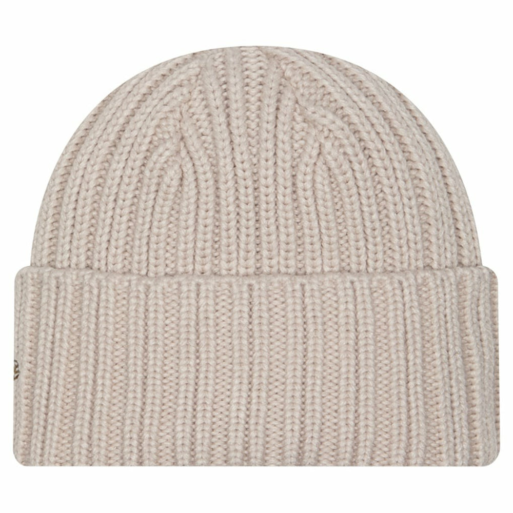 Cleveland Browns New Era Logo Applique Cuffed Knit Hat - Light Beige - NFL