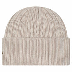 Kansas City Chiefs New Era Logo Applique Cuffed Knit Hat - Light Beige - NFL