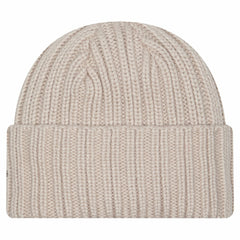 Las Vegas Raiders New Era Logo Applique Cuffed Knit Hat - Light Beige - NFL