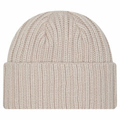 Detroit Lions New Era Logo Applique Cuffed Knit Hat - Light Beige - NFL
