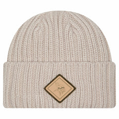 Minnesota Vikings New Era Logo Applique Cuffed Knit Hat - Light Beige - NFL