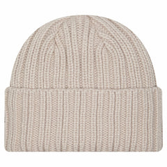 Minnesota Vikings New Era Logo Applique Cuffed Knit Hat - Light Beige - NFL