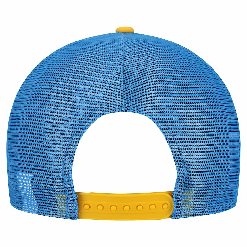 Los Angeles Chargers New Era Banner A-Frame 9FIFTY Snapback Hat - Cream/Powder Blue - NFL