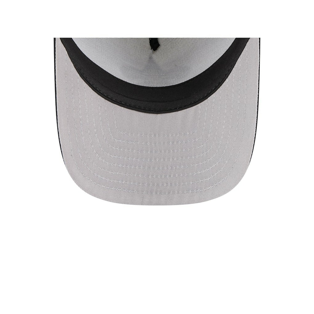 New Orleans Saints New Era Banner A-Frame 9FIFTY Trucker Snapback Hat - Cream/Black - NFL