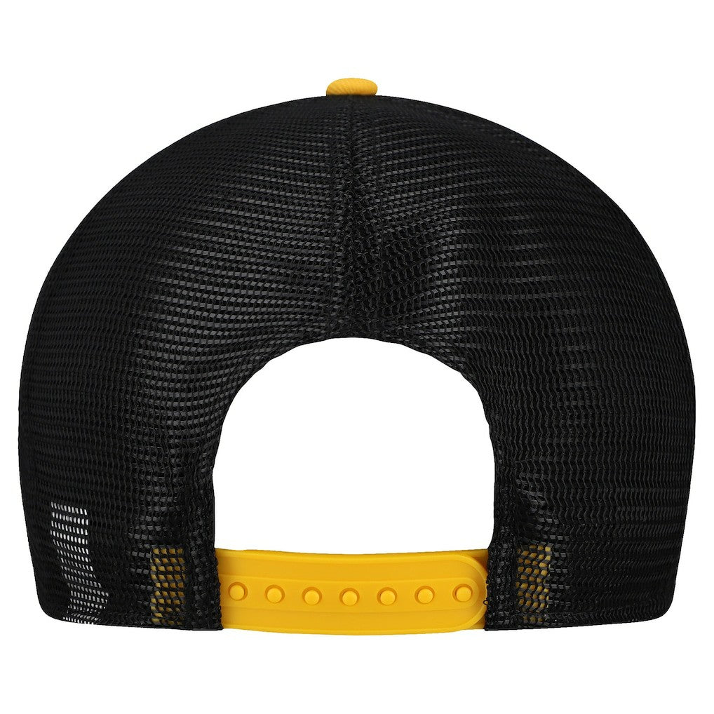 Pittsburgh Steelers New Era Banner A-Frame 9FIFTY Snapback Hat - Cream/Black - NFL