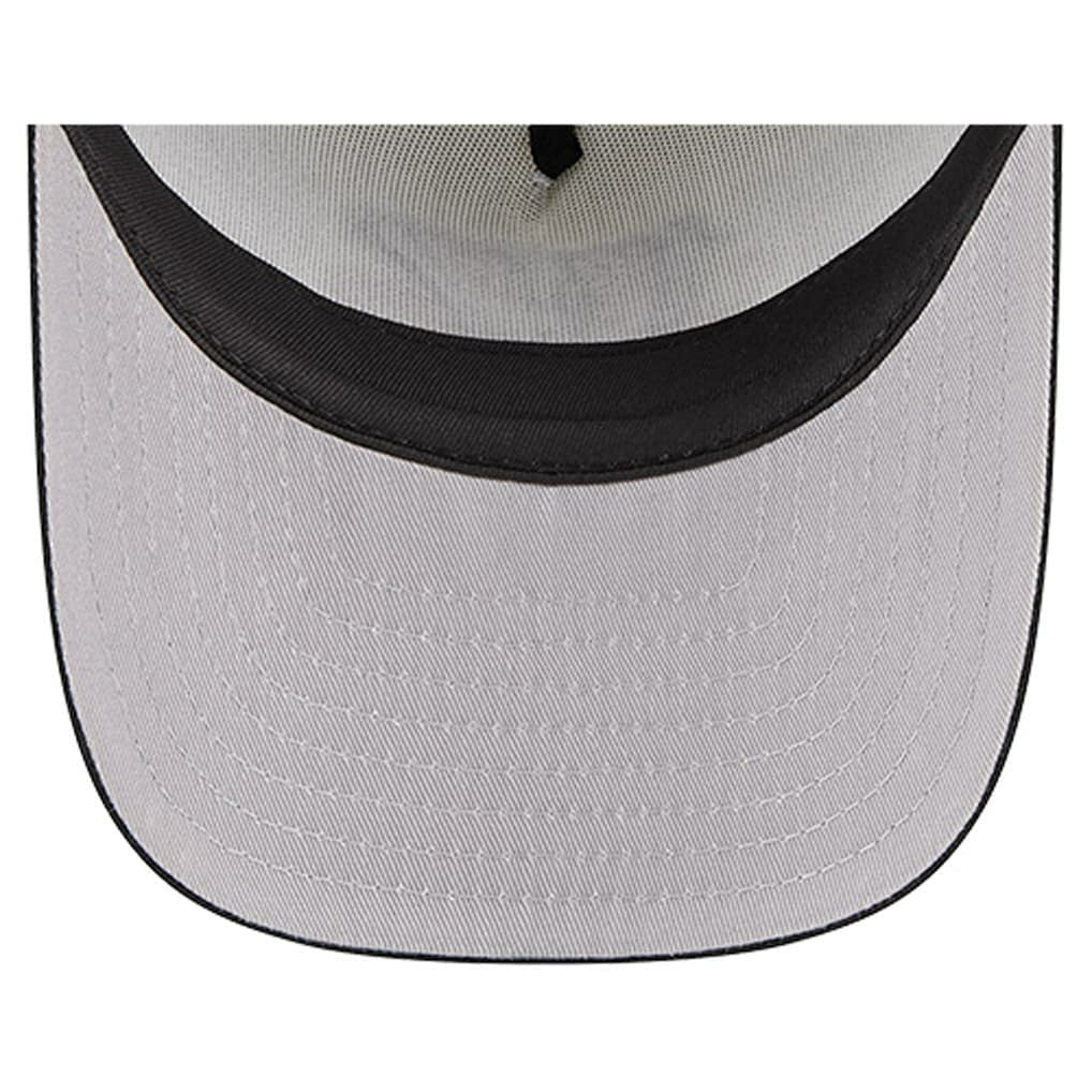 Cincinnati Bengals New Era Banner A-Frame 9FIFTY Trucker Snapback Hat - Cream/Black - NFL