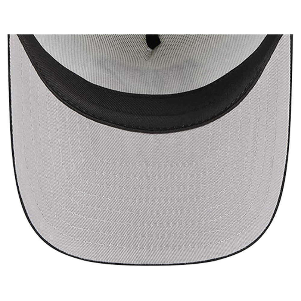 Cincinnati Bengals New Era Banner A-Frame 9FIFTY Trucker Snapback Hat - Cream/Black - NFL