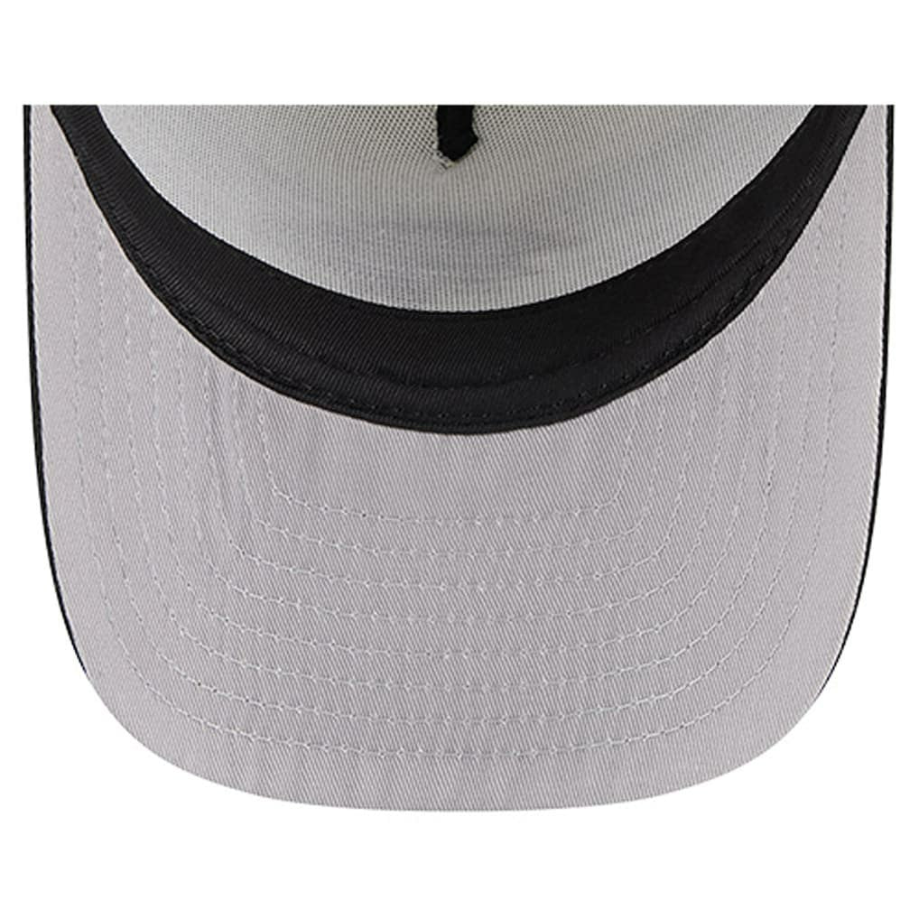 Baltimore Ravens New Era Banner A-Frame 9FIFTY Trucker Snapback Hat - Cream/Black - NFL