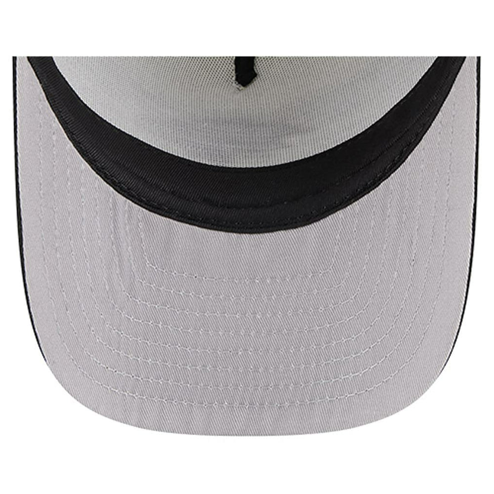 Baltimore Ravens New Era Banner A-Frame 9FIFTY Trucker Snapback Hat - Cream/Black - NFL