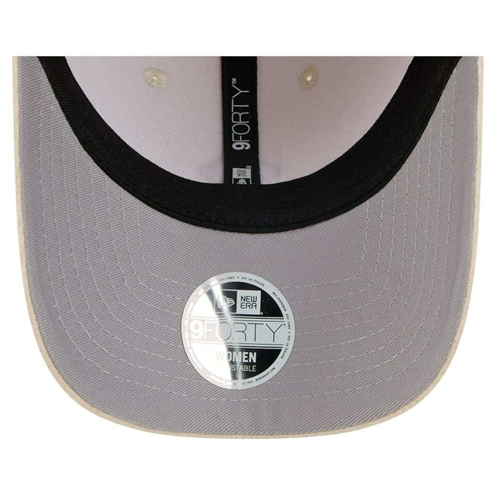 Kansas City Chiefs New Era Women's Comfy 9FORTY Adjustable Hat - Cream - NFL